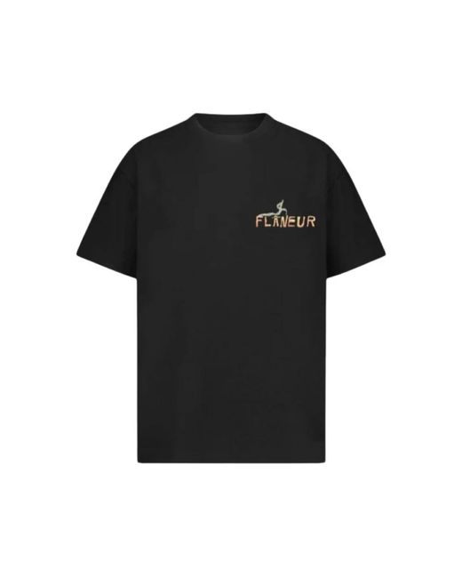 flâneur T-Shirts in het Black voor heren