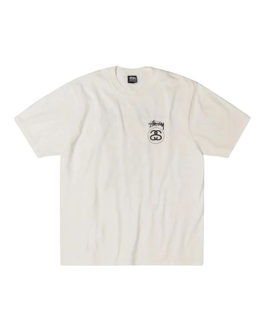 Stussy Basic T-Shirt in het White voor heren