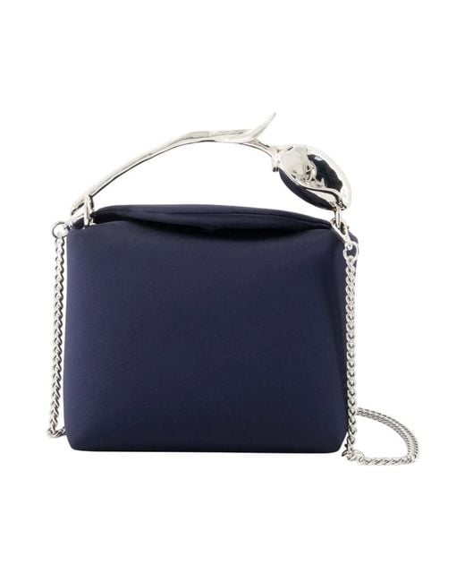 Erdem Blue Mini Bloom Bag