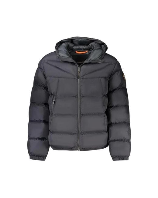 Napapijri Gray Winter Jackets for men