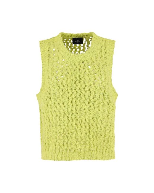 Mr. Mittens Yellow Sleeveless Tops