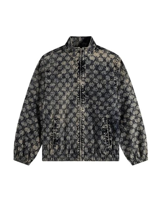 Daily Paper Velvet Track Jacket in Gray für Herren