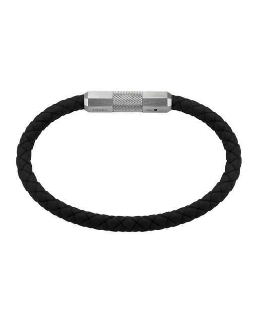 Bracelets Fossil de hombre de color Black