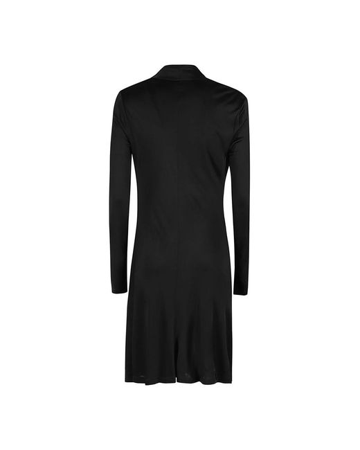 Helmut Lang Kleedjes ,Zwart ,Cowl Neck Jurk in het Black