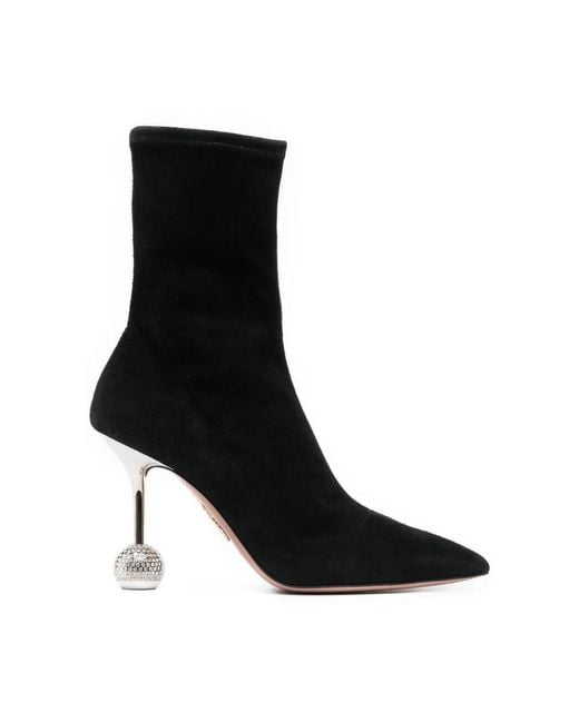 Aquazzura Black Heeled Boots