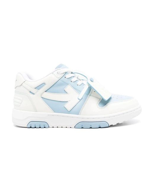 Off-White c/o Virgil Abloh Hellblaue sneakers schnürung perforiert in Blue für Herren