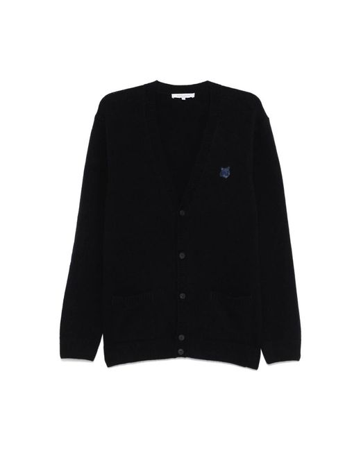 Cardigans Maison Kitsuné de hombre de color Black