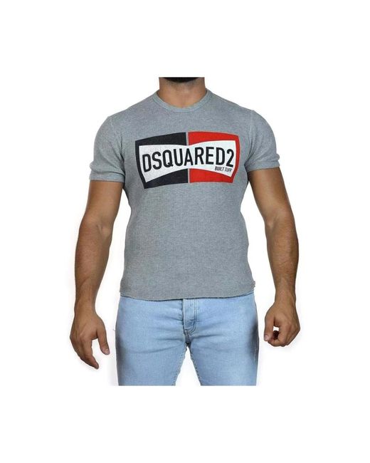 DSquared² T-Shirts in het Gray voor heren