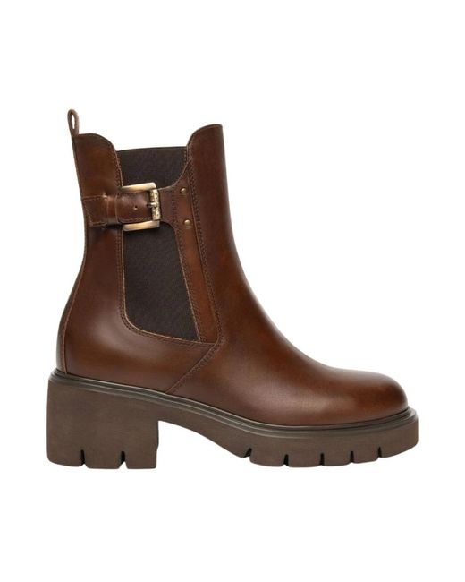 Nero Giardini Brown Chelsea Boots