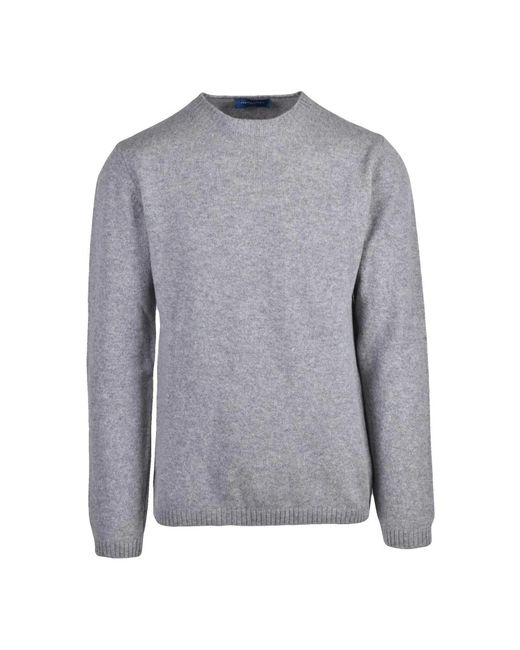 Daniele Fiesoli Gray Round-Neck Knitwear for men