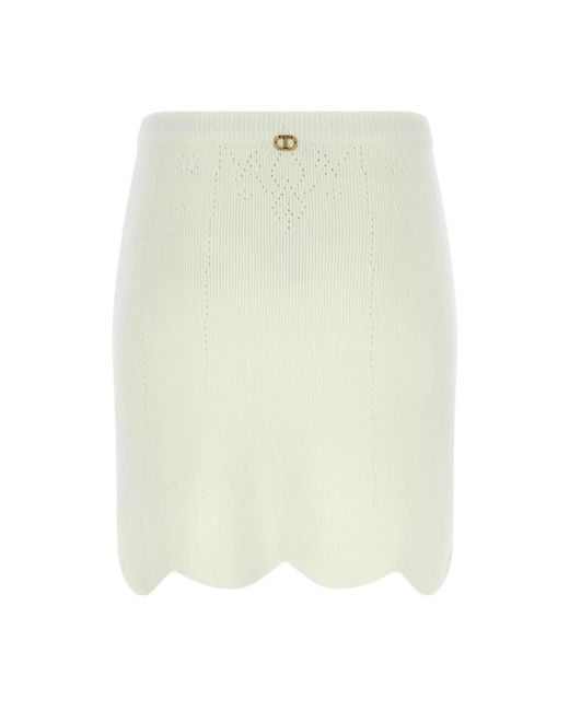 Short Skirts Twinset de color Natural