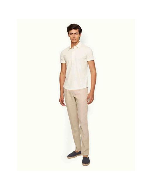 Orlebar Brown Natural Polo Shirts for men