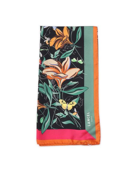 Lancel Green Silk Scarves
