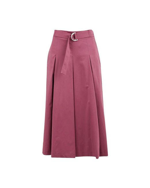 Drumohr Purple Midi skirts