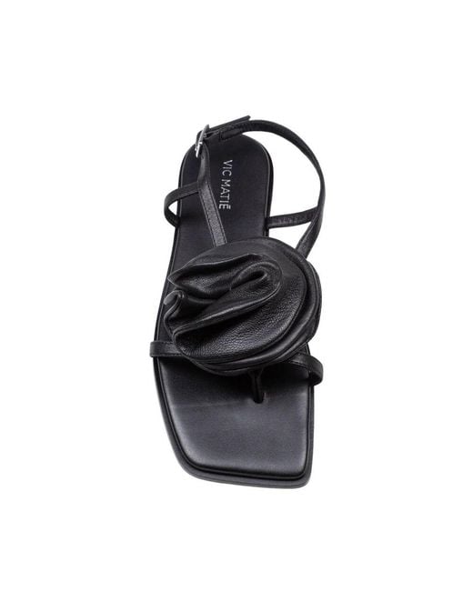 Flat Sandals di Vic Matié in Black