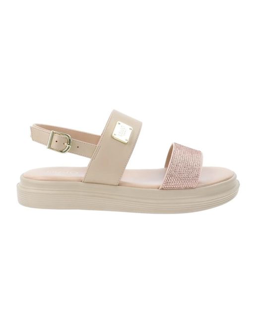 Liu Jo Pink Flat Sandals