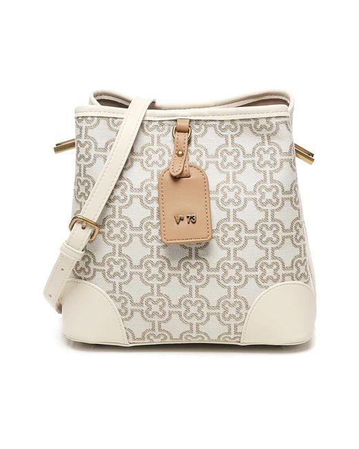 V73 Natural Shoulder Bags