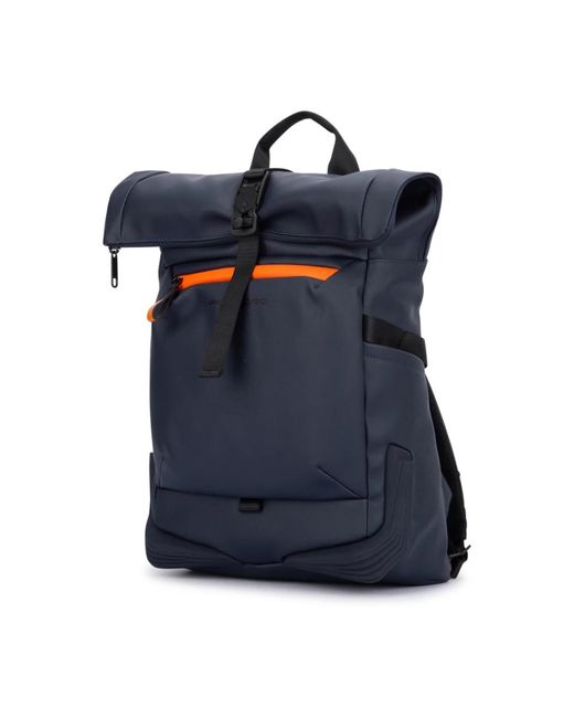 Piquadro Blue Backpacks