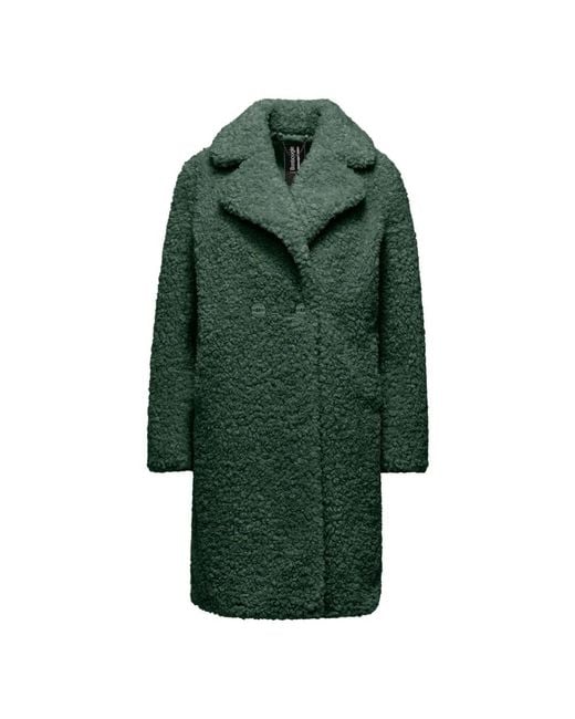 Bomboogie Green Double-Breasted Coats