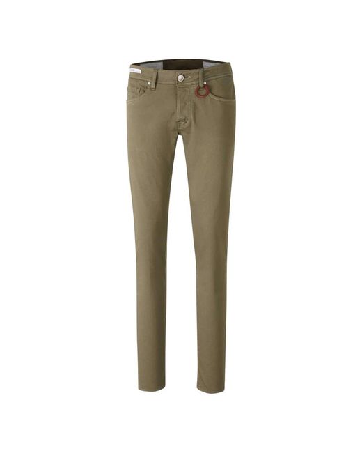Tramarossa Green Slim-Fit Trousers for men