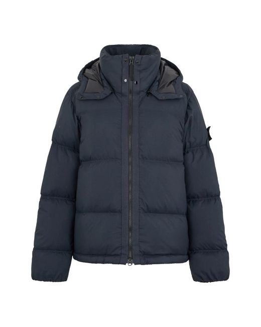 Winter Jackets Stone Island de hombre de color Blue