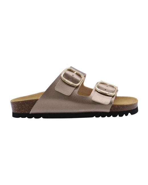Sliders Scholl en coloris Brown