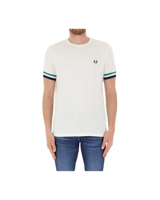 Fred Perry White T-Shirts for men
