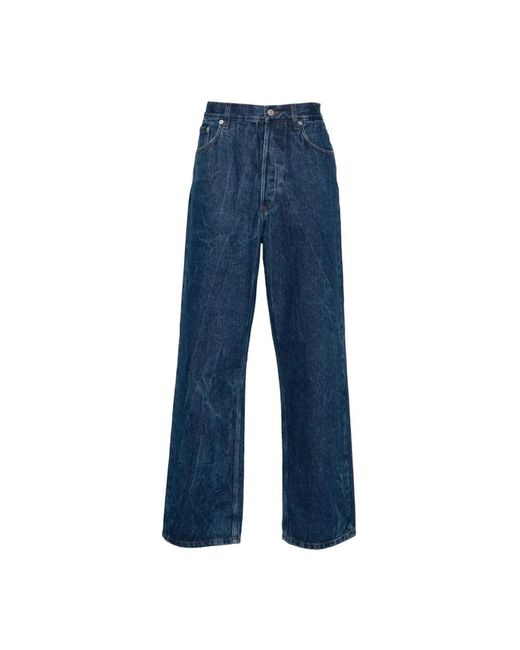 Dries Van Noten Blue Straight Jeans for men