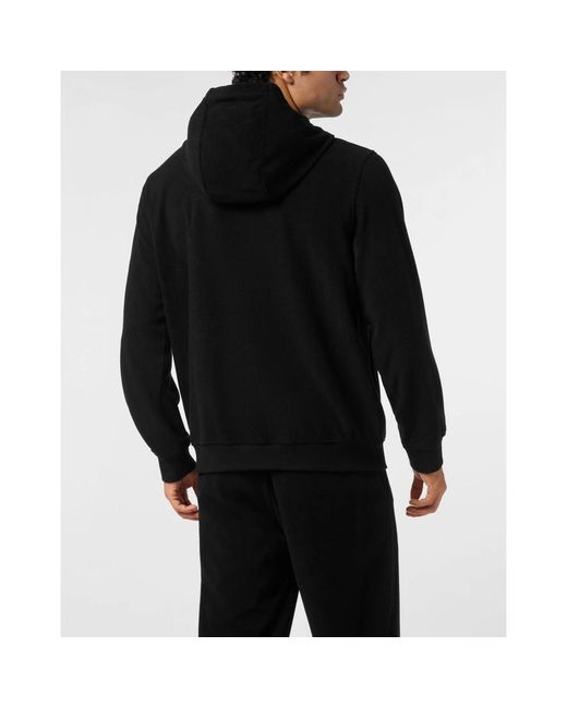 Philipp Plein Fitness ,Zwart ,Hoodie Sweatjacket in het Black voor heren