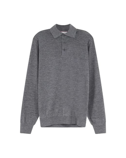 Brunello Cucinelli Gray Cashmere Knitwear for men