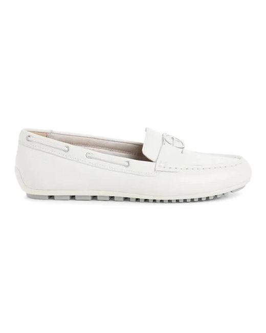 Tamaris White Boat Shoes