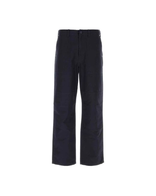 Straight Trousers Givenchy de hombre de color Blue
