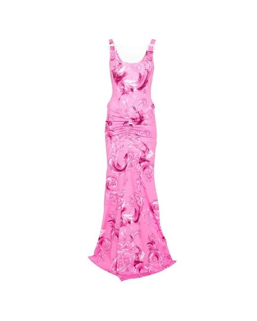 Versace Jeans Couture Pink Gowns