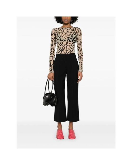Sportmax Black Long Sleeve T-Shirts