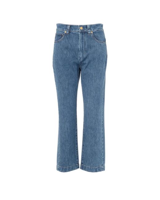 Straight Jeans Max Mara de color Blue