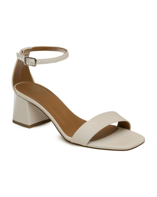 Albano Metallic High Heel Sandals