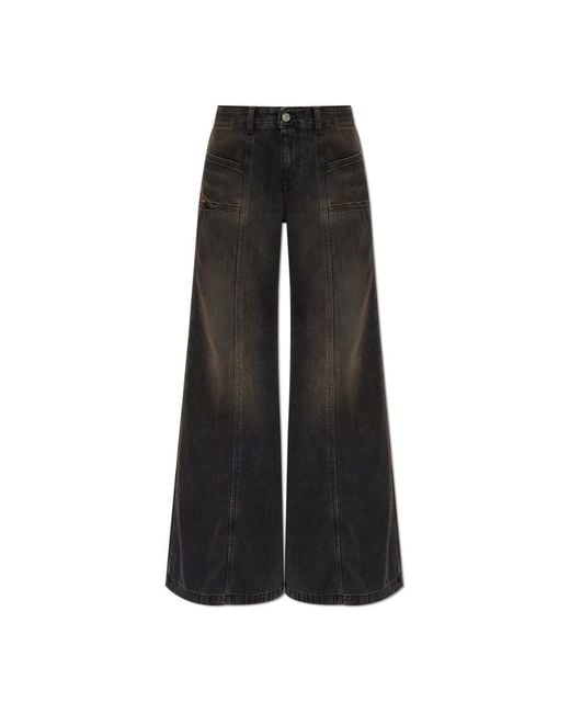 DIESEL Black D-Akii Jeans