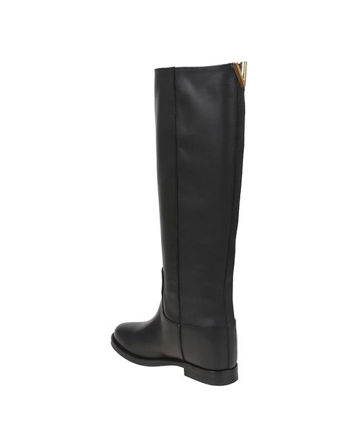 Via Roma 15 Black High Boots