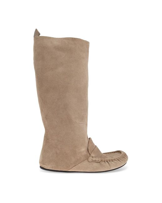 Acne Brown High Boots