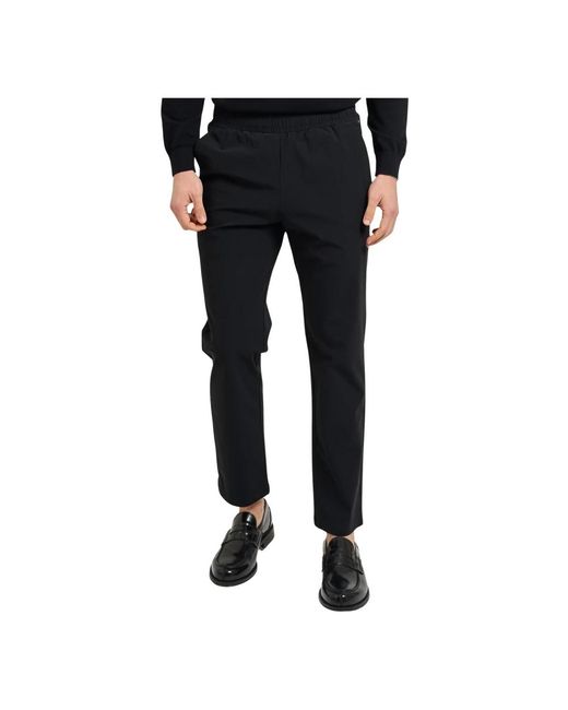 Save The Duck Black Cropped Trousers for men