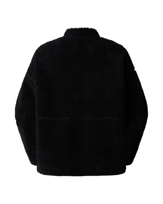 The North Face Faux Fur & Shearling Jackets in het Black