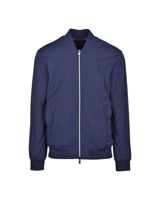 Guess Men's Blue Bomber Jackets