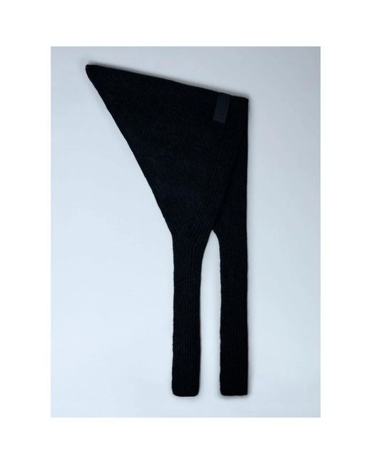 Jacquemus Black Winter Scarves
