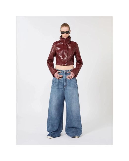 Sportmax Blue Wide Jeans