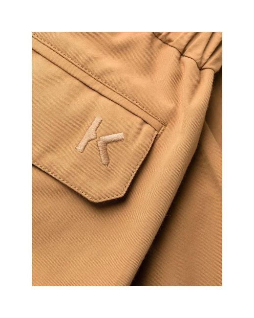 KENZO Natural Straight Trousers