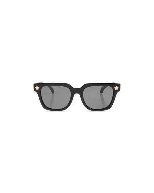 Versace Eckige Sonnenbrille in Gray für Herren