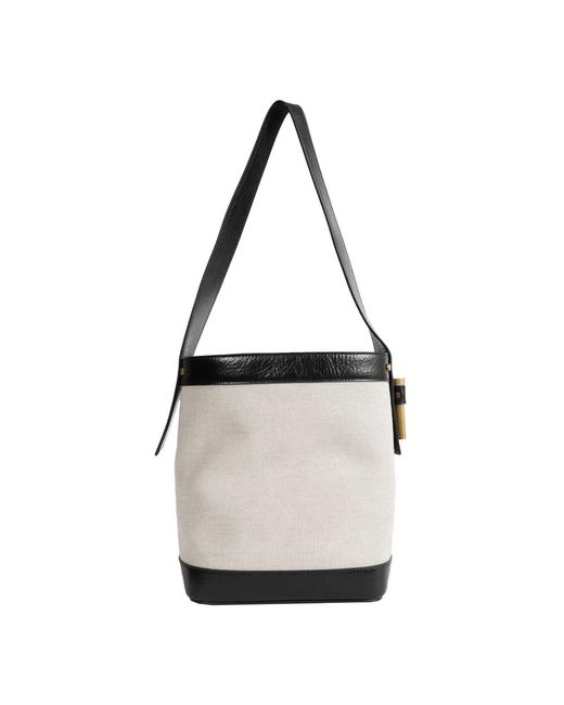 Versace Black Bucket Bags