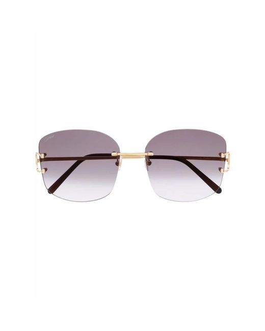 Cartier Yellow Sunglasses
