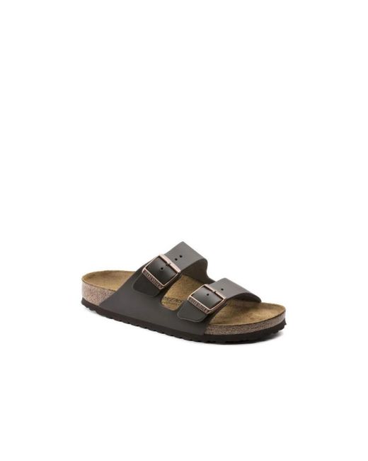 Birkenstock Brown Sliders for men
