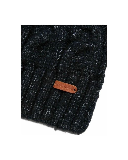 Pepe Jeans Black Winter Scarves